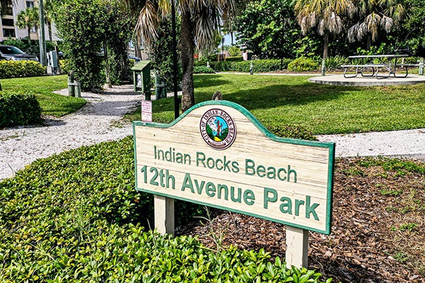 Indian Rocks 12th avenue Park