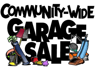 Community wide garage sale